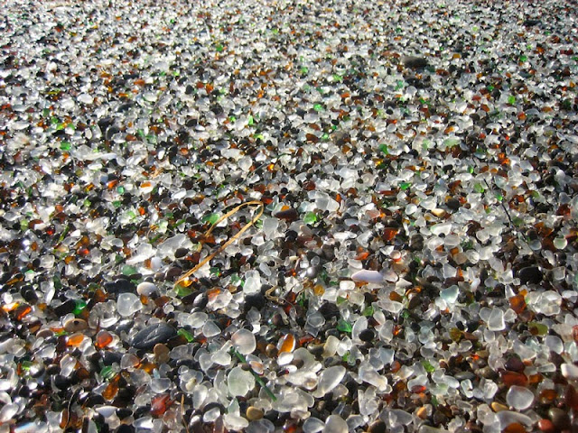 The Glass Beach, Mendocino county, California