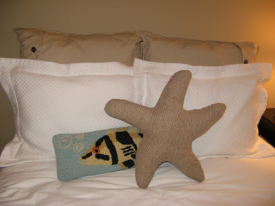 Starfish Pillow - Ocean, Under the Sea Theme, Ocean Theme