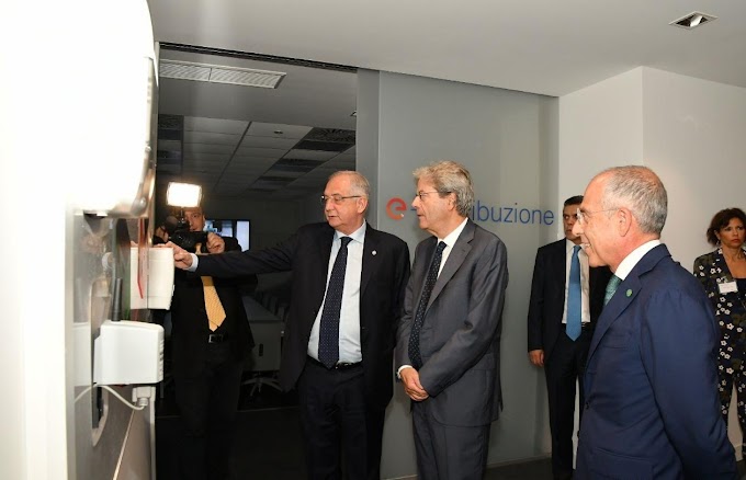 Enel incontra Gentiloni e presenta 'Open meter'