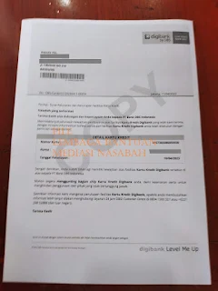 Contoh Surat Lunas Bank DBS - LBMN