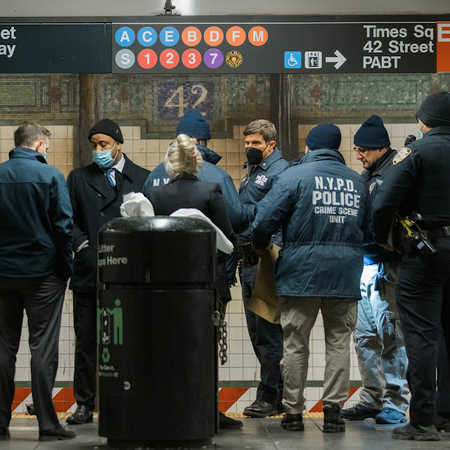 Subway users were 'frightened' for their safety when another person