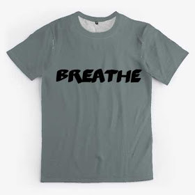 Breathe All-over Unisex Tee Shirt Granite