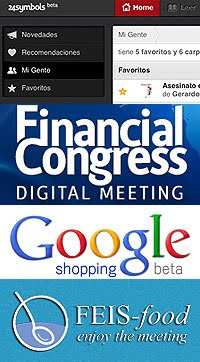 24 Symbols, FeisFood, Financial Congress y Google Shopping