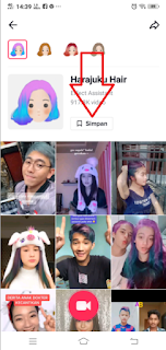 Hair colour filter tiktok - Cara mendapatkan filter Harajaku hair tiktok