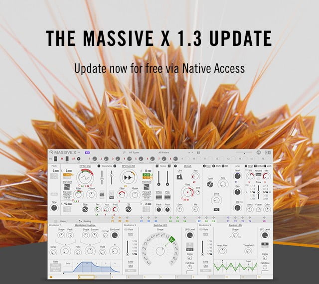 Native Instruments - Massive X 1.3.2 (VSTi, AAX, AUi) [WIN.OSX]