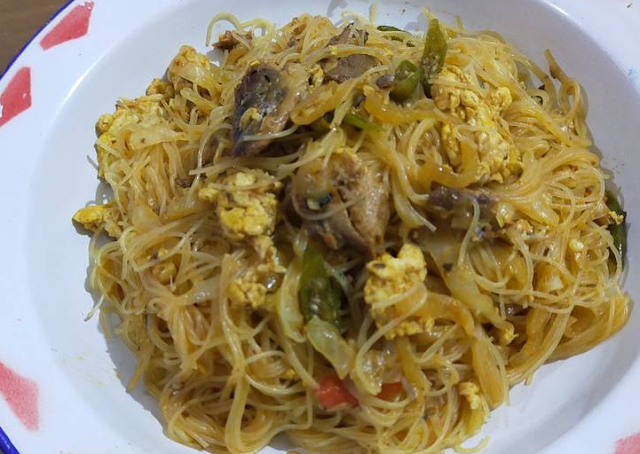 bihun goreng sarden