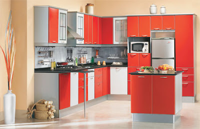 Modular Kitchen on In A Kitchen Are Integrated Together To Form A Modular Kitchen Design