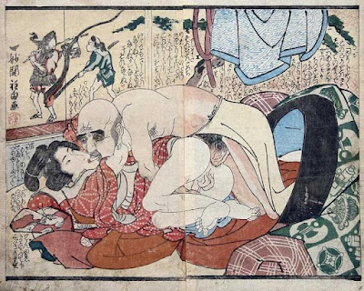 Homossexualidade no Japão - Nanshoku, Shudo, Wakashudo - Utagawa Kuniyoshi, Velho Budista