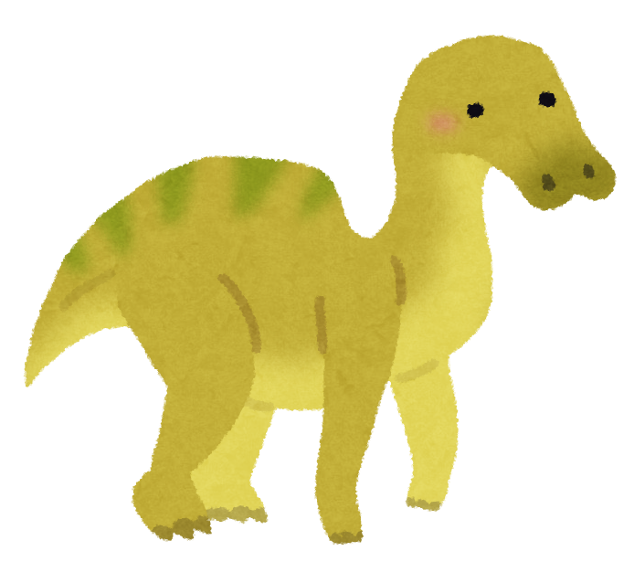 エドモントサウルスのイラスト 恐竜 かわいいフリー素材集 いらすとや