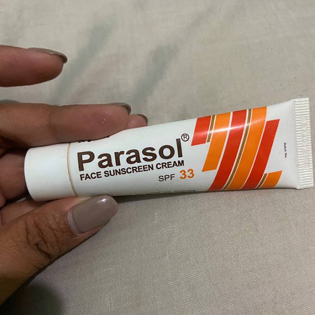 Rekomendasi Sunscreen untuk Usia 50 Tahun - Parasol Face Sunblock Cream SPF 33