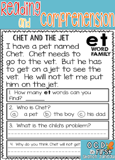 These Word Family activities will surely be a hit in your elementary classroom!  There are comprehension and writing activities, word family handouts, Powerpoint to introduce words, and word family games.  Check out my blog post to get a word family freebie!