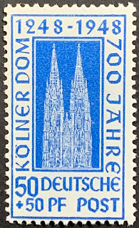 Germany British/US Zone 1948 Cologne Cathedral