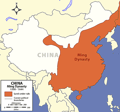 Ming dynasty map