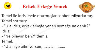 Erkek Erkeğe Yemek - Temel Fıkraları - Komikler Burada