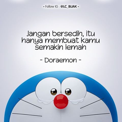 Kata Motivasi Gambar Doraemon Cikimmcom