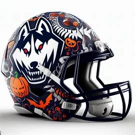 UConn Huskies Halloween Concept Helmets