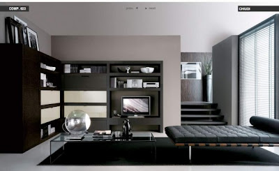 Luxury living room Italian Contemporary Bedroom