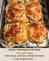 Garlic Parmesan Chicken! 🍗✨