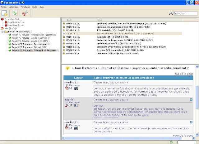 FeedReader, le lecteur de flux RSS de référence