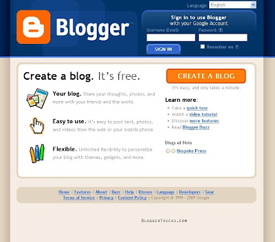 Blogger from 2004 to now