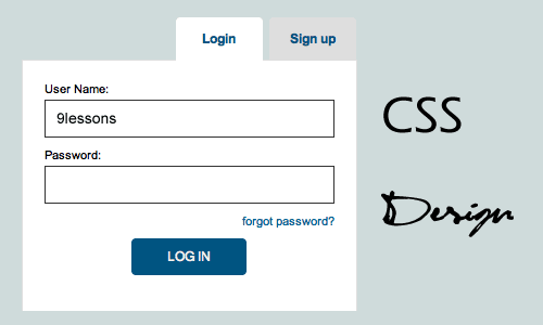 [FREE]Tab Style Login and Signup with CSS