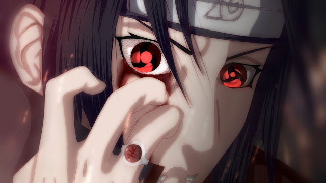 Itachi Uchiha Sharingan Eyes Blood a58