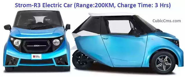 Strom R3 is Most Affordable Indian Electric Car (200-KM Range and Price starts from Rs 4.5 Lakh), Strom R3 Interior, Strom R3 Specifications, Strom R3 Price, Strom R3 Range, Strom R3 colors