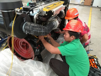 melayani service genset