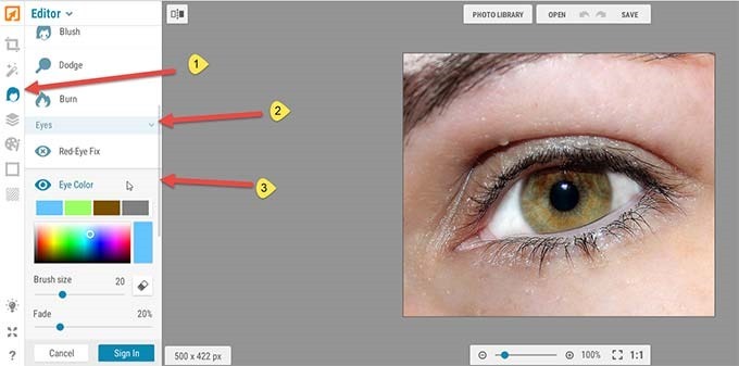 5 Tool Online Per Cambiare Il Colore Degli Occhi In Una Foto
