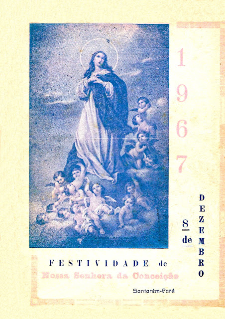 PROGRAMA DA FESTA DE NOSSA SENHORA DA CONCEIÇÃO - 1967 - CAPA