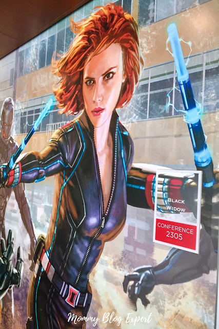 Marvel Studios Black Widow Scarlett Johannson Mural