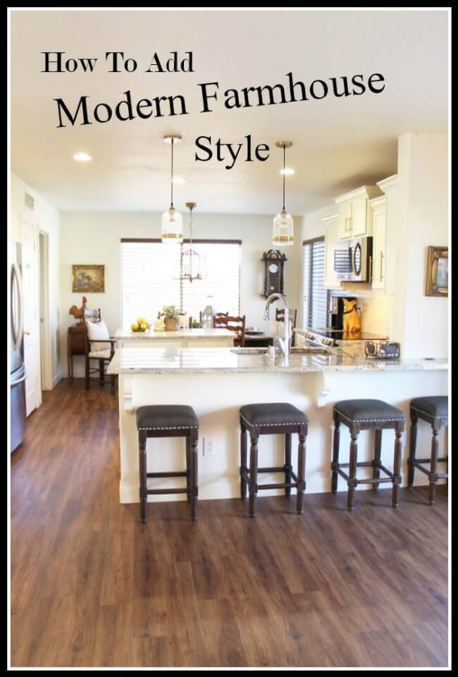 How to add modern farmhouse style by A Stroll Thru Life blog