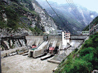 A hydroelectric dam in the northern Pakistan