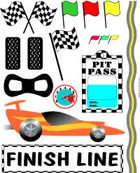 Free Clip  Auto Racing on Auto Racing Clip Art Set Here S A Full Sheet Of Cool Racing Graphics