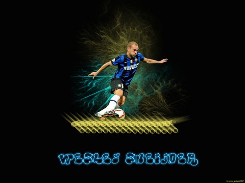 wesley sneijder fotos. Wesley Sneijder football