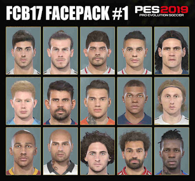 PES 2019 Facepack #1 from FIFA 19 by FCB17 