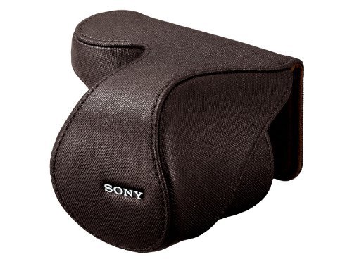 Sony Lens Case Jacket for NEX-5 NEX-3/C3 with E18-55mm F3.5-5.6 OSS (SEL1855) | LCS-EML2A T BROWN