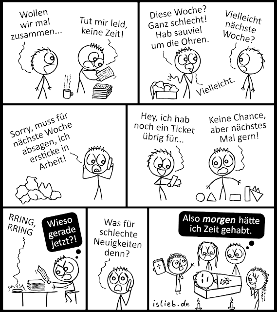 Keine Zeit Comic - islieb