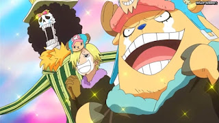 ワンピースアニメ パンクハザード編 591話 チョッパーフランキー chopper franky face | ONE PIECE Episode 591