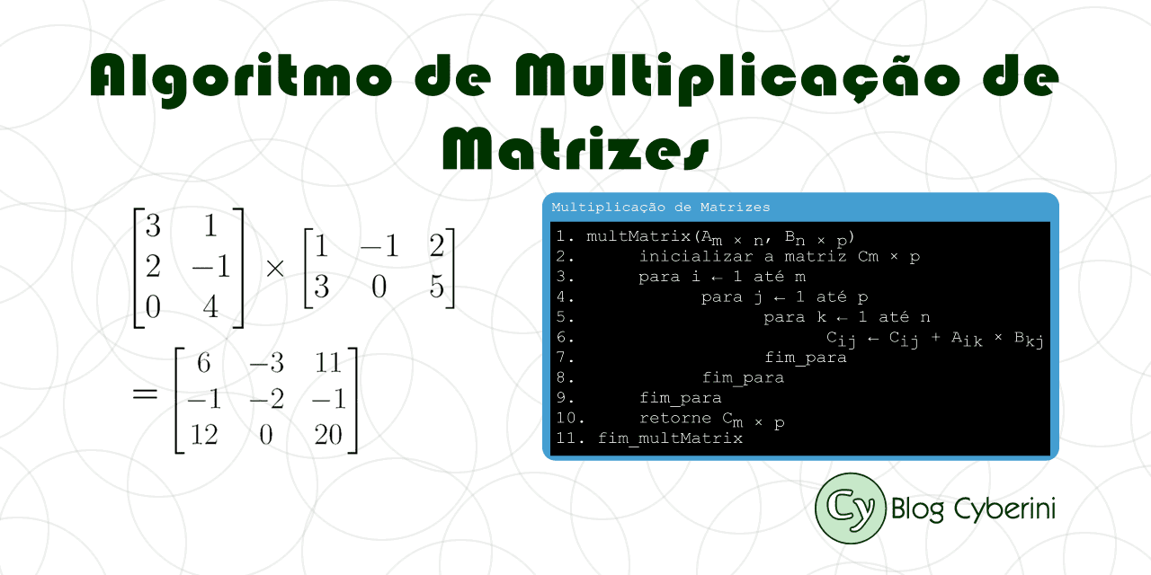 Algoritmo Clássico de Multiplicação de Matrizes