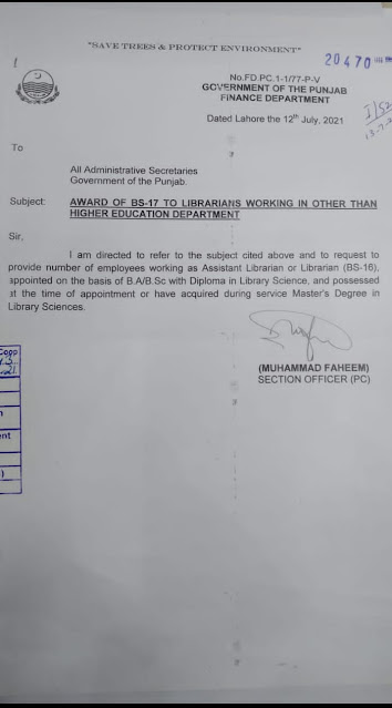 Librarian upgradation in Punjab