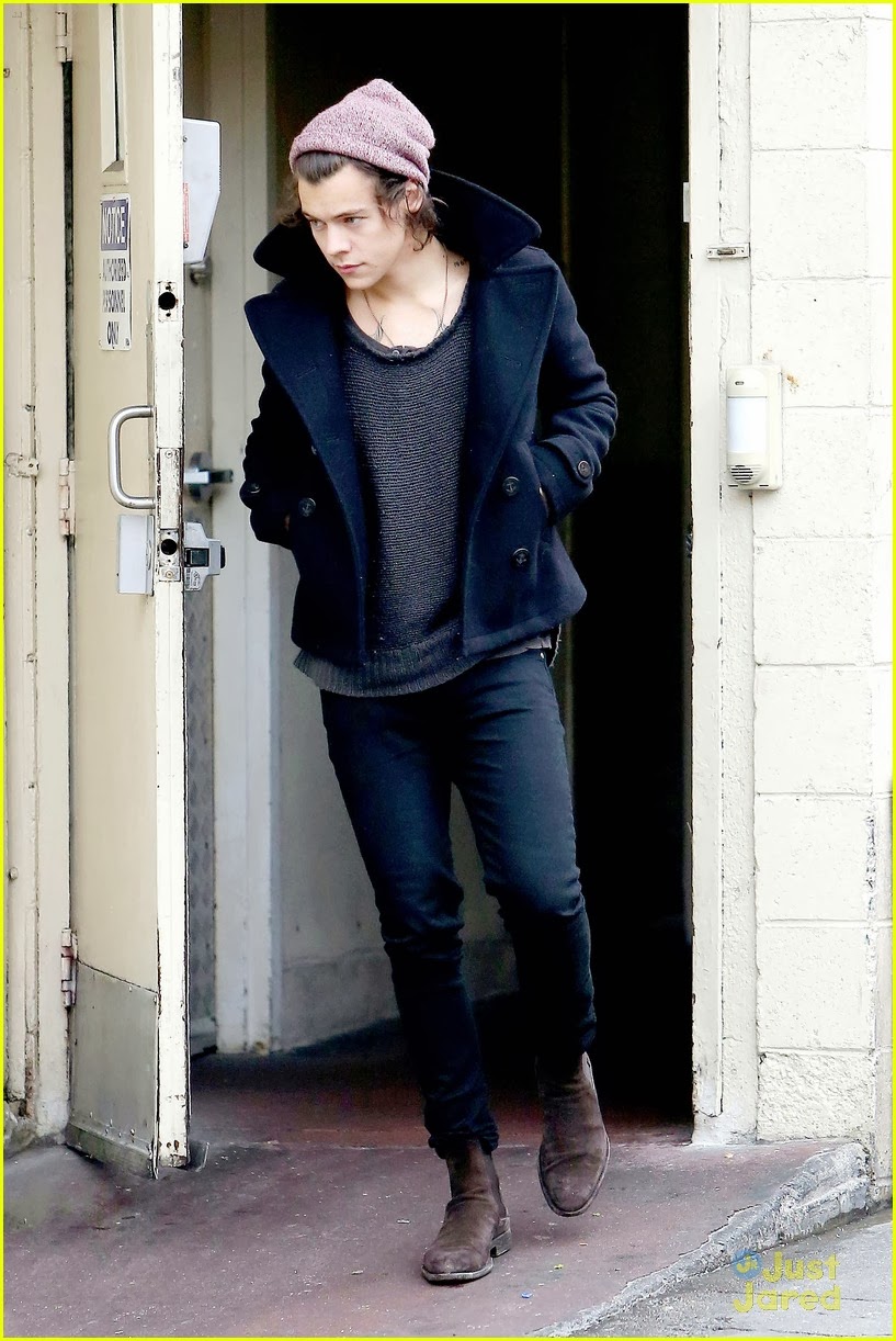 Celeb Diary: Harry Styles exits the back door of a 