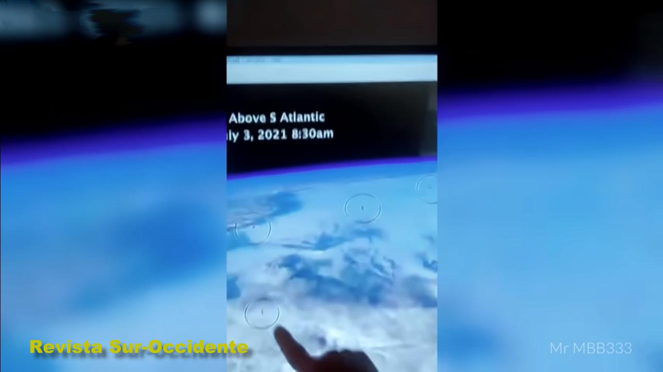 Captan flotilla de ovnis sobre la Tiera