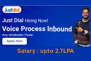 Just-Dial Hiring For Voice Process Inbound In Pune