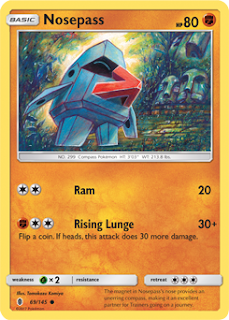 Nosepass Guardians Rising Pokemon Card