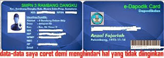 gambar Cara Membuat Kartu Identitas PTK Dapodikdas