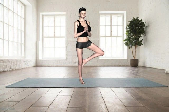 Tree Pose Yoga For Weight Loss