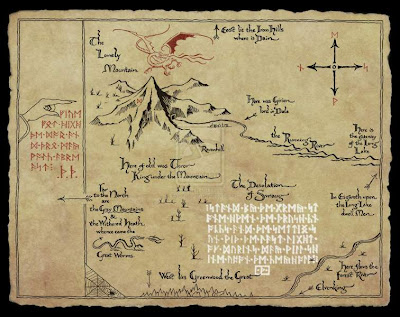 Thor Map in The Hobbit