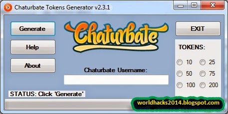 Chaturbate Token Generator Cheat Tool - 