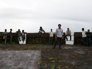 Rene Shankar and team at Bekal fort